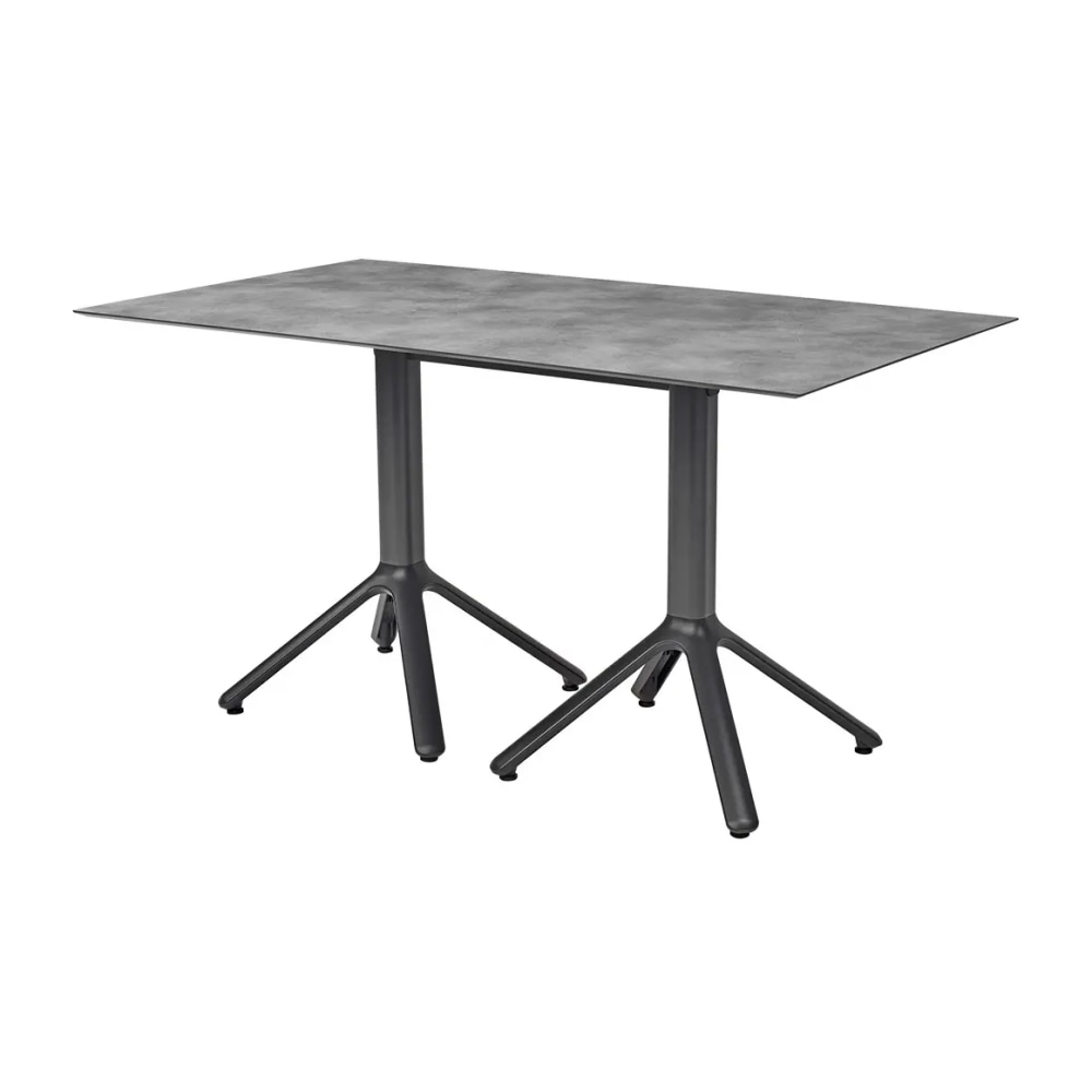 Опора для стола двойная с откидным механизмом из алюминия Nemo Double 5072 110х51х73 см